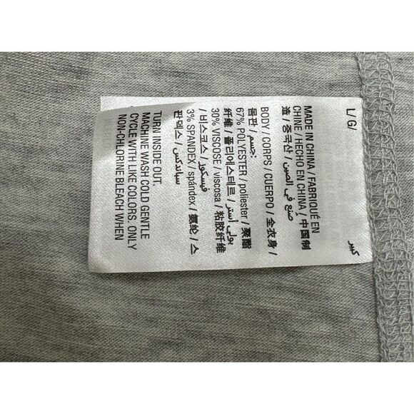 Ideology Women’s Grey Short Sleeve T-Shirt Top Size Large - Picture 11 of 12